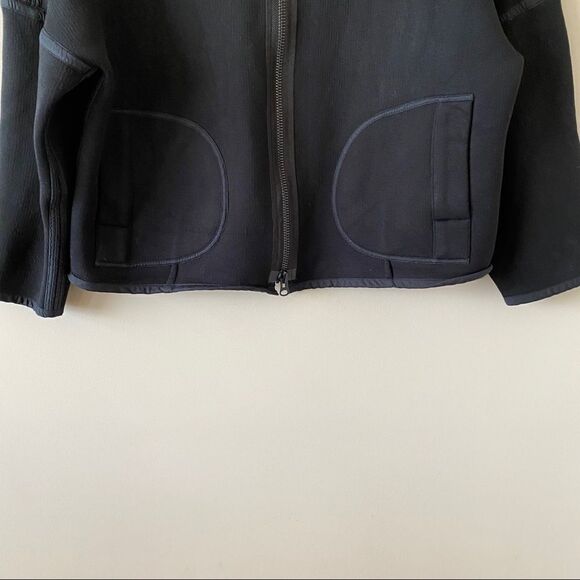 Madewell "Everywhere Black Double Zip Oversized Jacket" - Picture 6 of 9